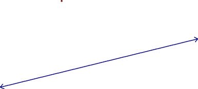 Constructing Parallel Lines - Step 1